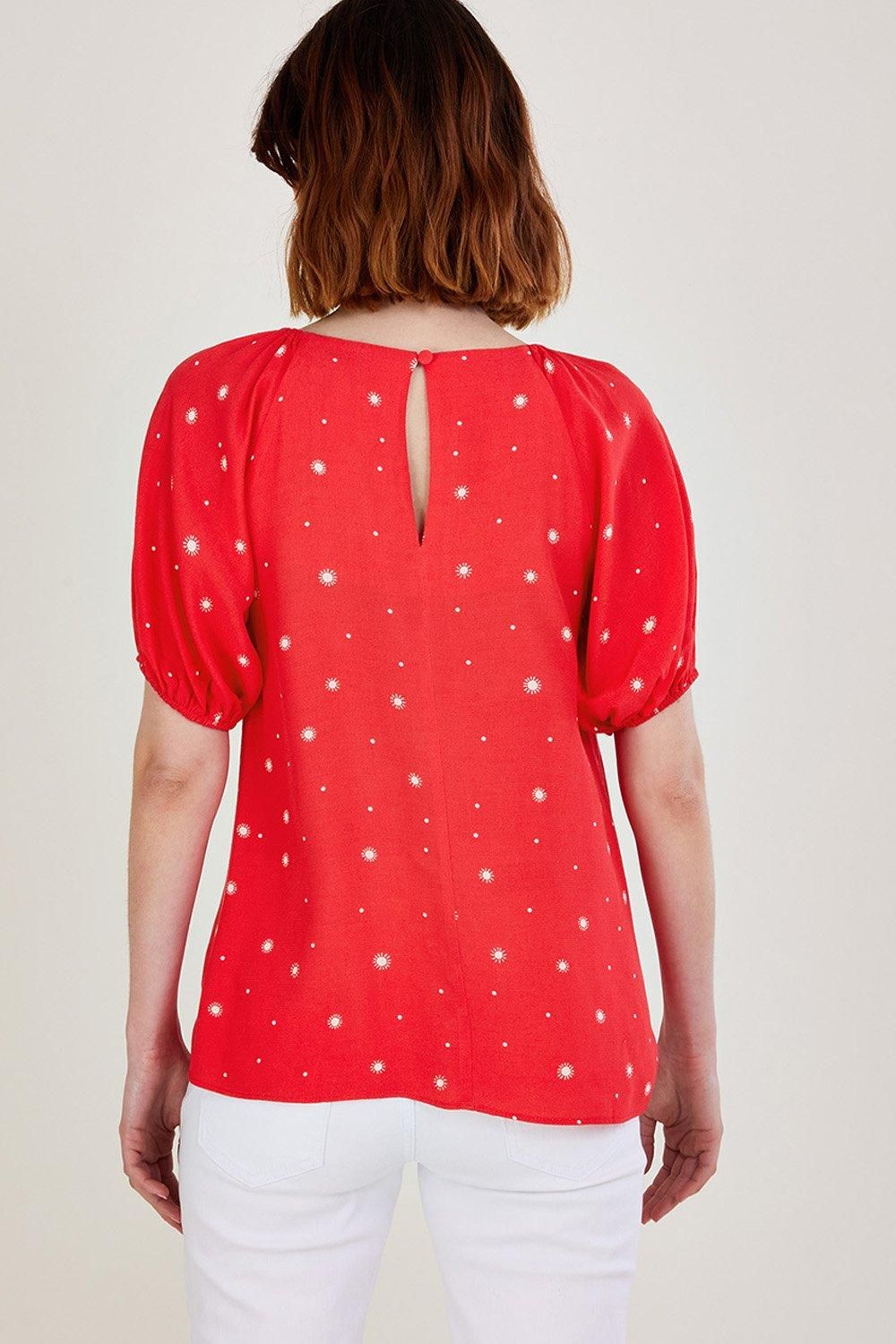 Monsoon Sami' Spot Cut-Out Top