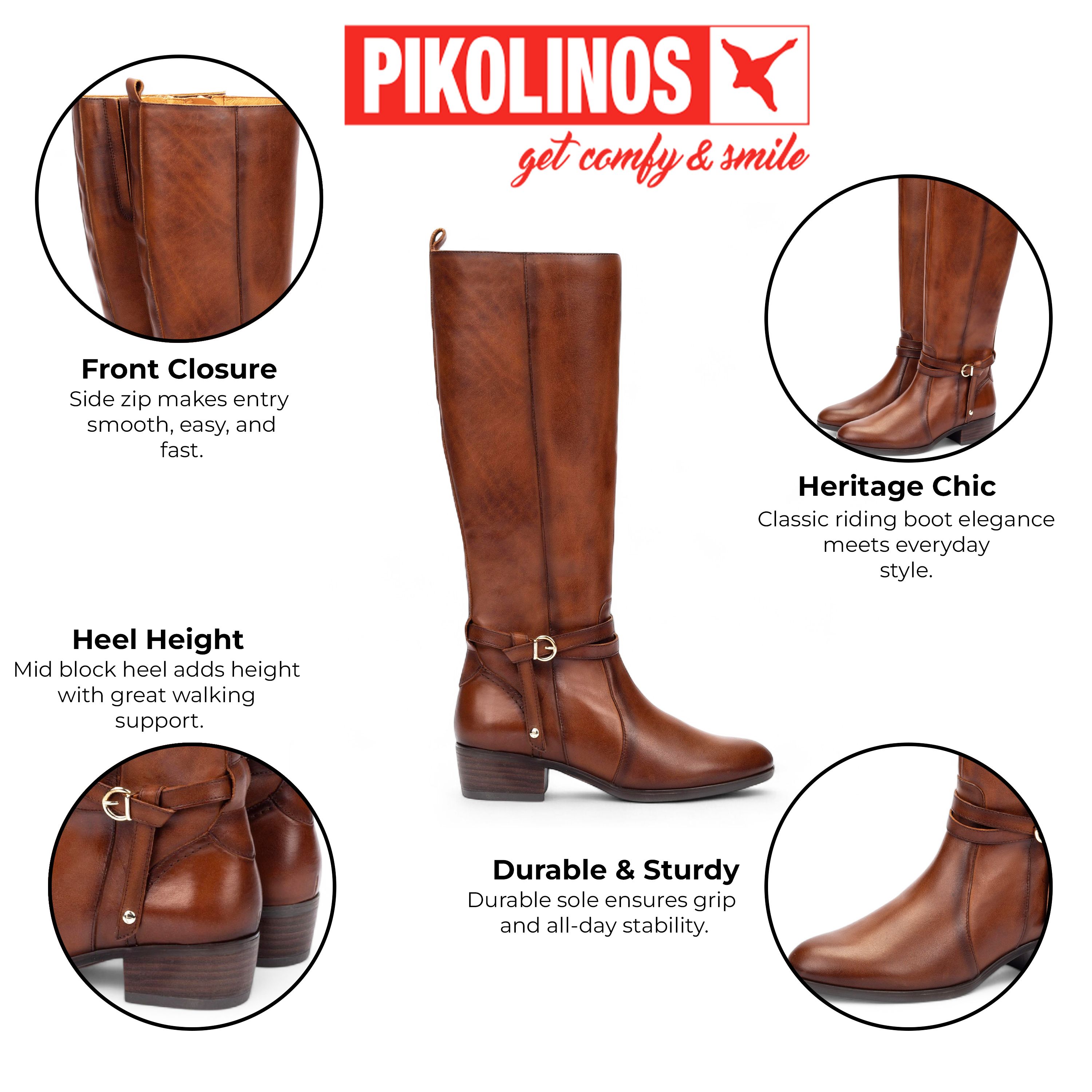 Infinity Leather Pikolinos Knee High Tall Leather Boots - Daroca