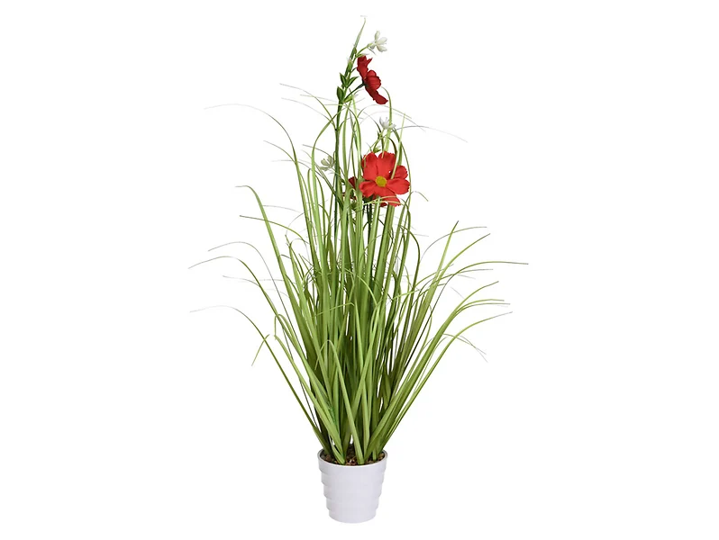 Sztuczna trawa w doniczce 65 cm mix wzorów