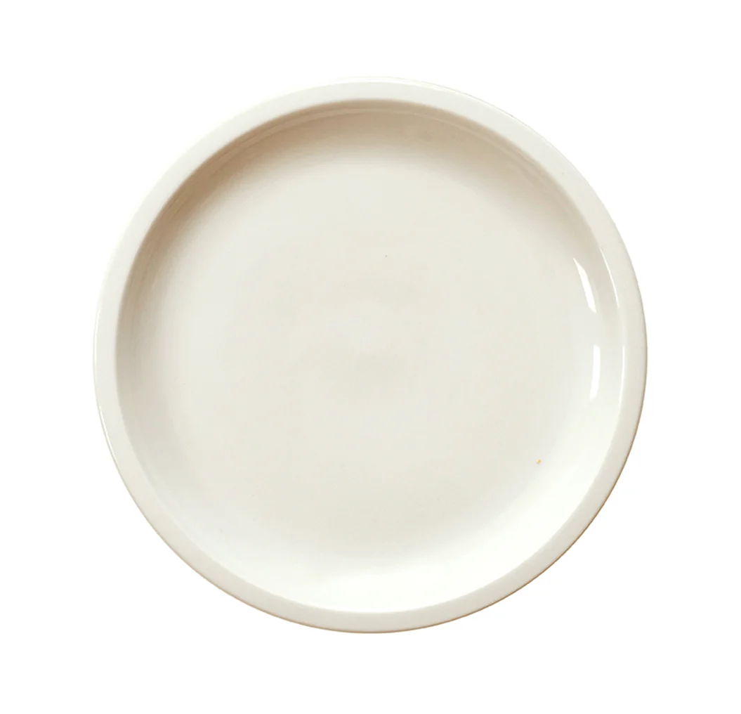 assiette plate craie