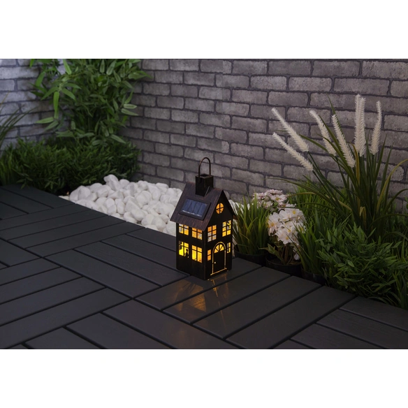 LED-Solarleuchte »Lientje«, 15 x LED, inkl. Dämmerungssensor, H: 20 cm