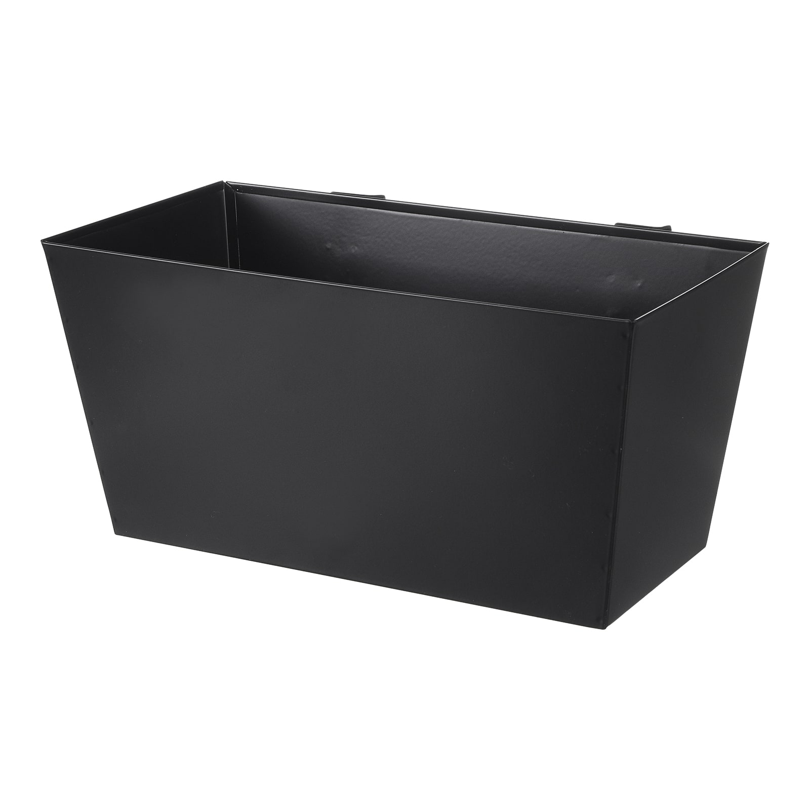 Hänge-Blumenkasten Lucy Schwarz,B 260 x H 130 x T 130 mm