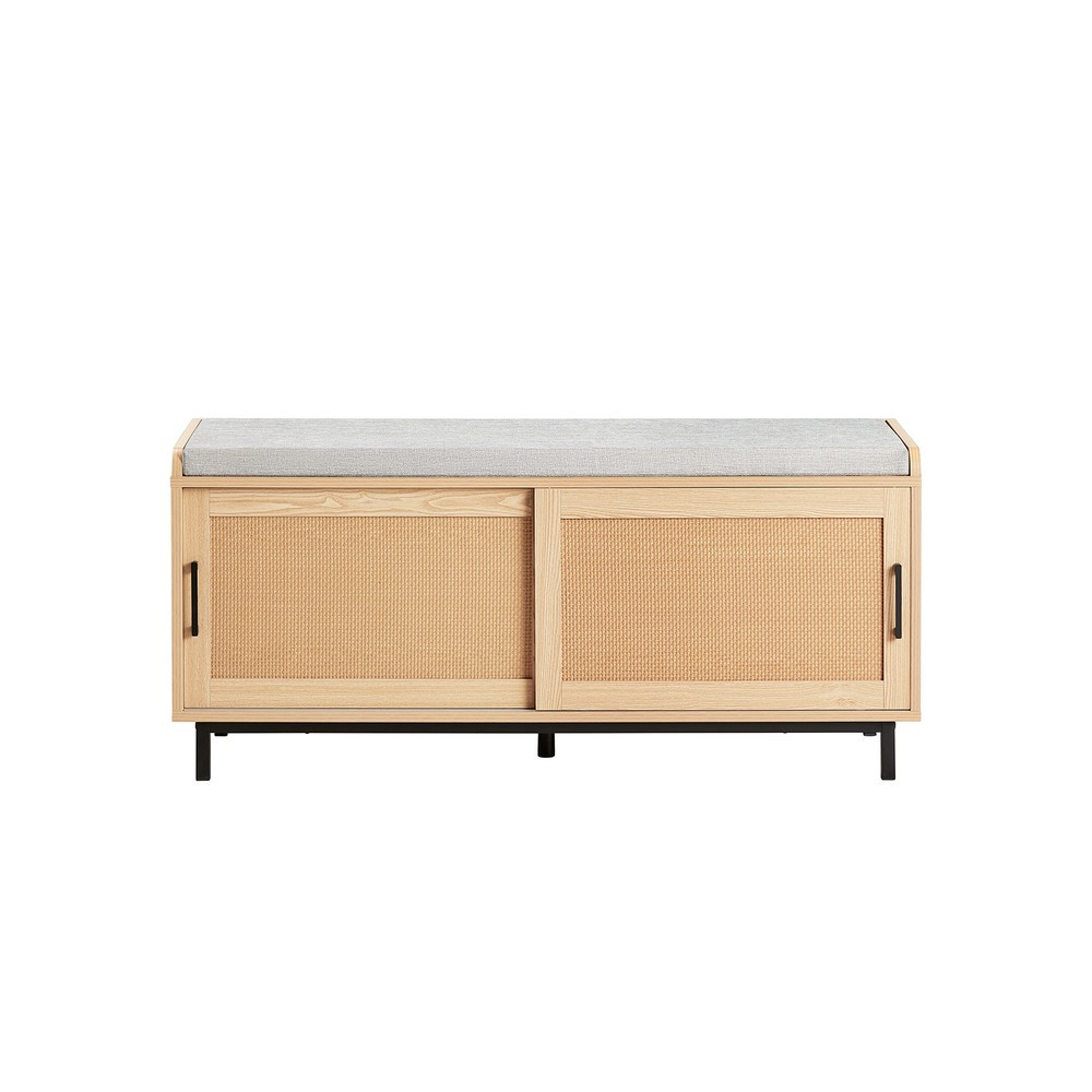 SoBuy Szafka na buty z dwoma drzwiami 110x40x49cm FSR154-N