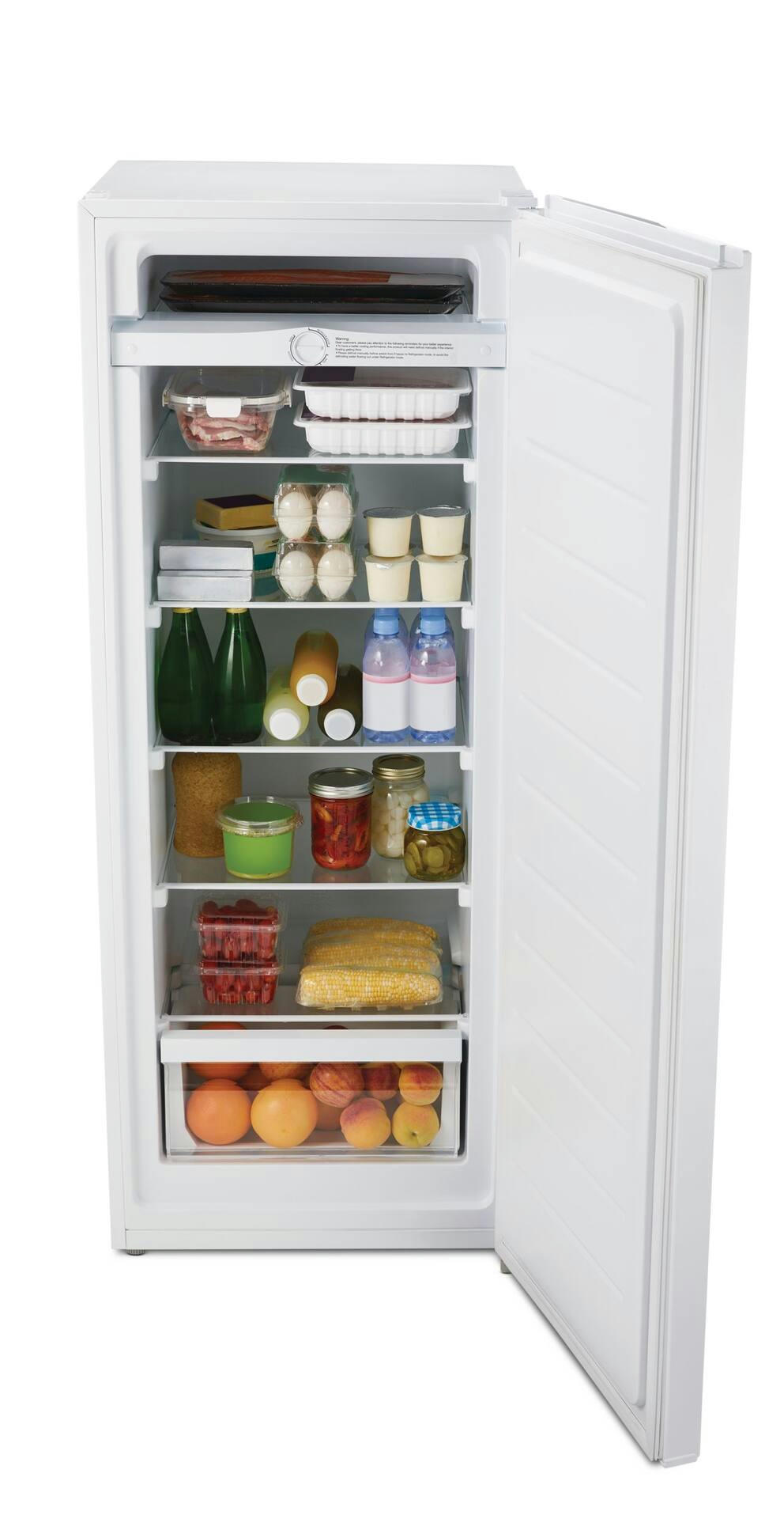 MASTER Chef Upright Convertible Freezer, White, 6.9 Cu-Ft