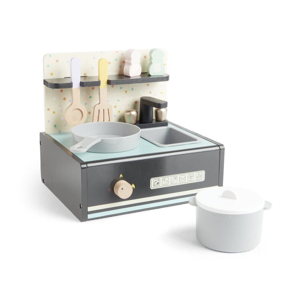 Cuisine en bois avec accessoires L30cm