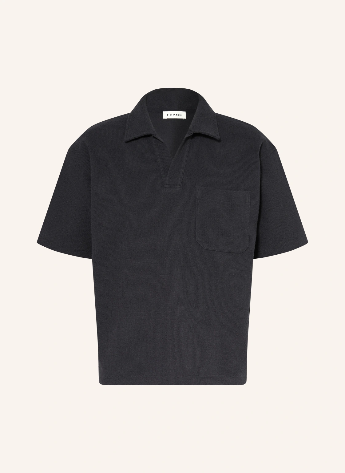 FRAME Frottee-Poloshirt