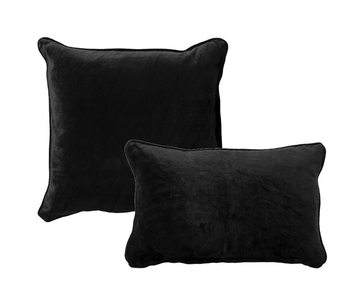KUSSENSET | 2-delig | Chloe | zwart | Hoii | inclusief binnenkussens