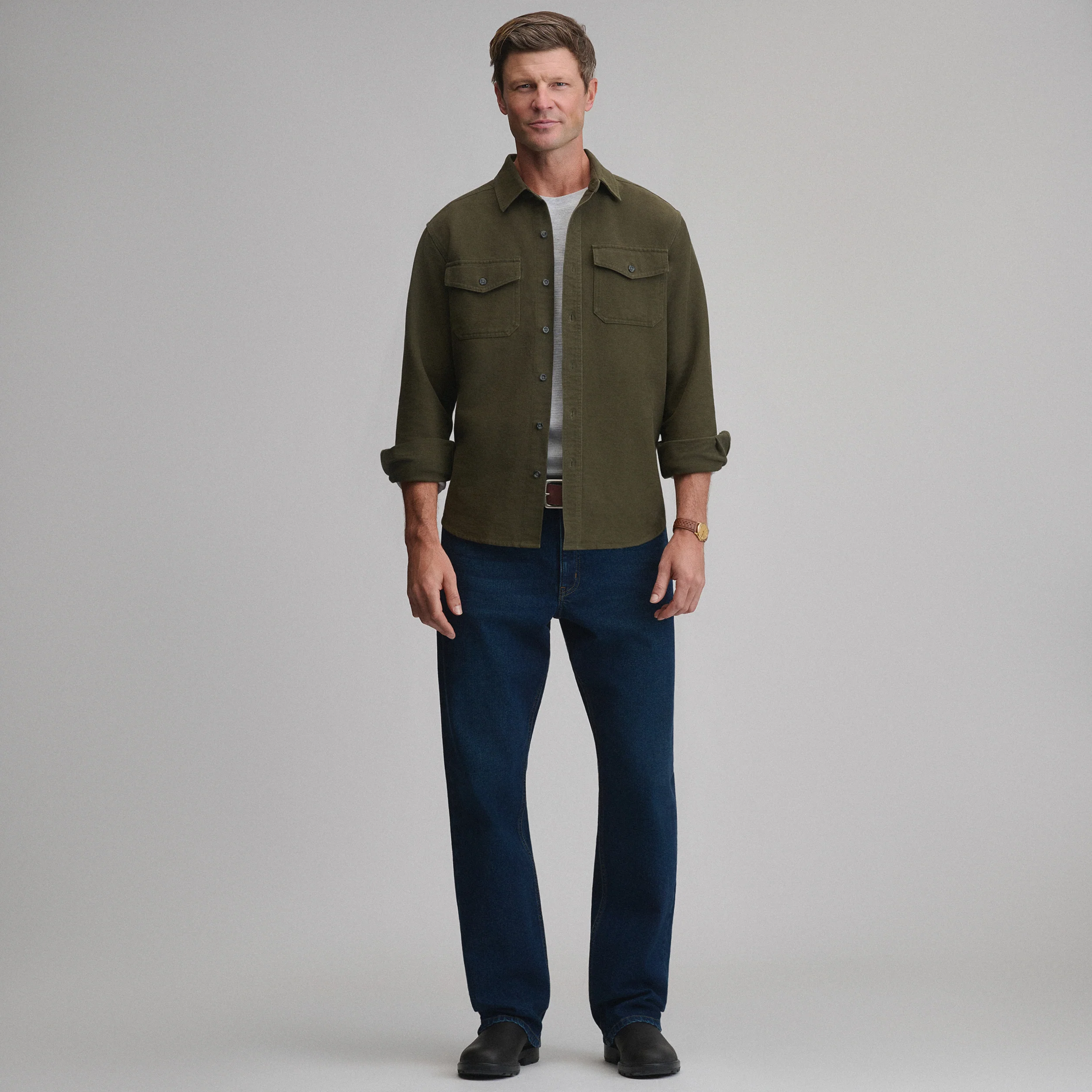 Men's Long-Sleeve Chamois Shirt