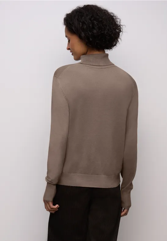 Basic Rollkragenpullover