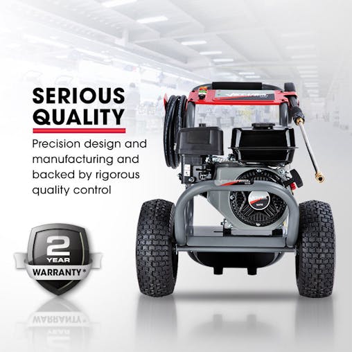 NNEMB 4800PSI Petrol High Pressure Cleaner Washer w/ 30m Hose Reach and Drain Cleaner-TX770