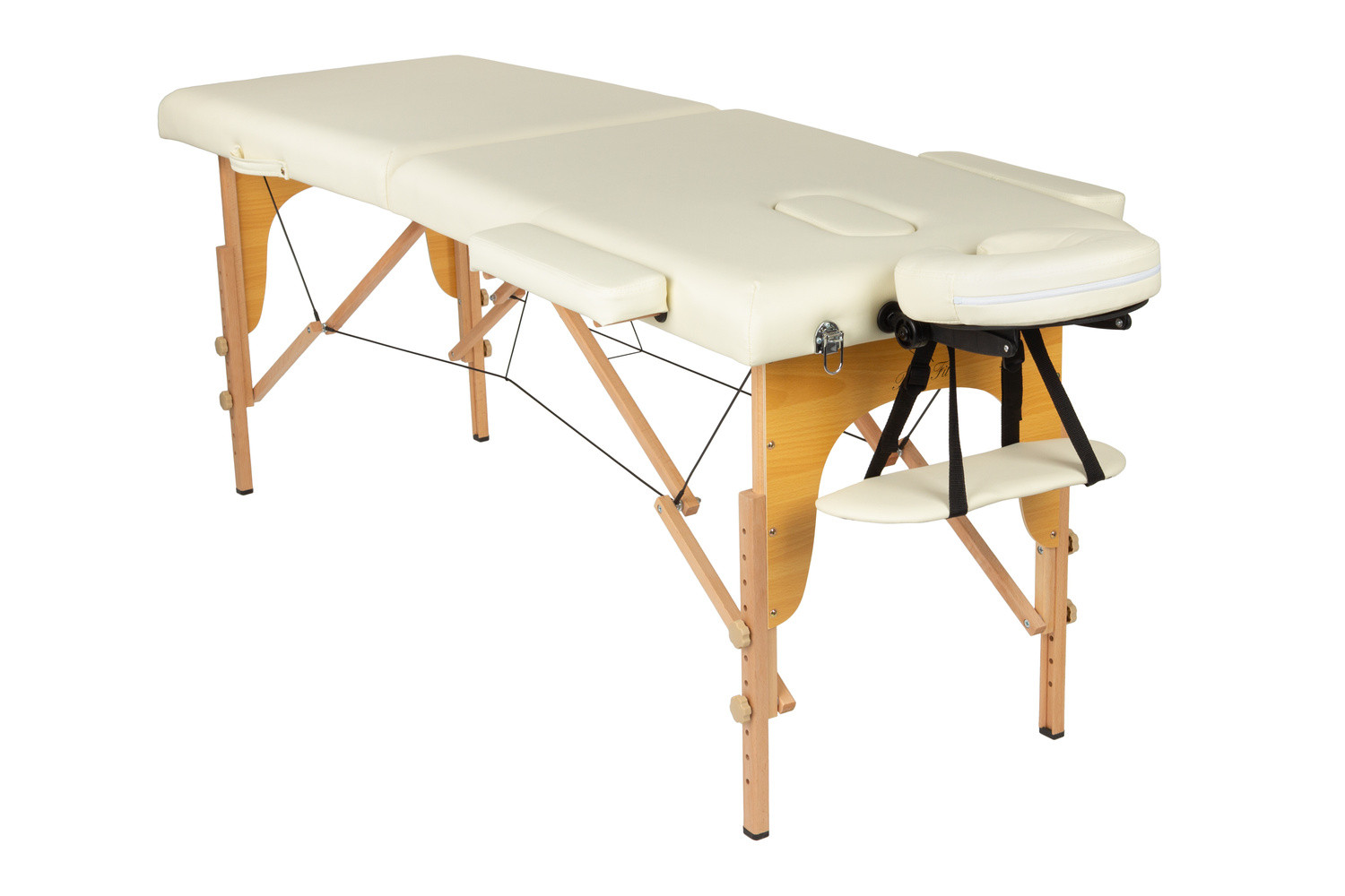 Łóżko do masażu FUNFIT HOME&GARDEN stół 2 segmentowy drewniany XXL  torba