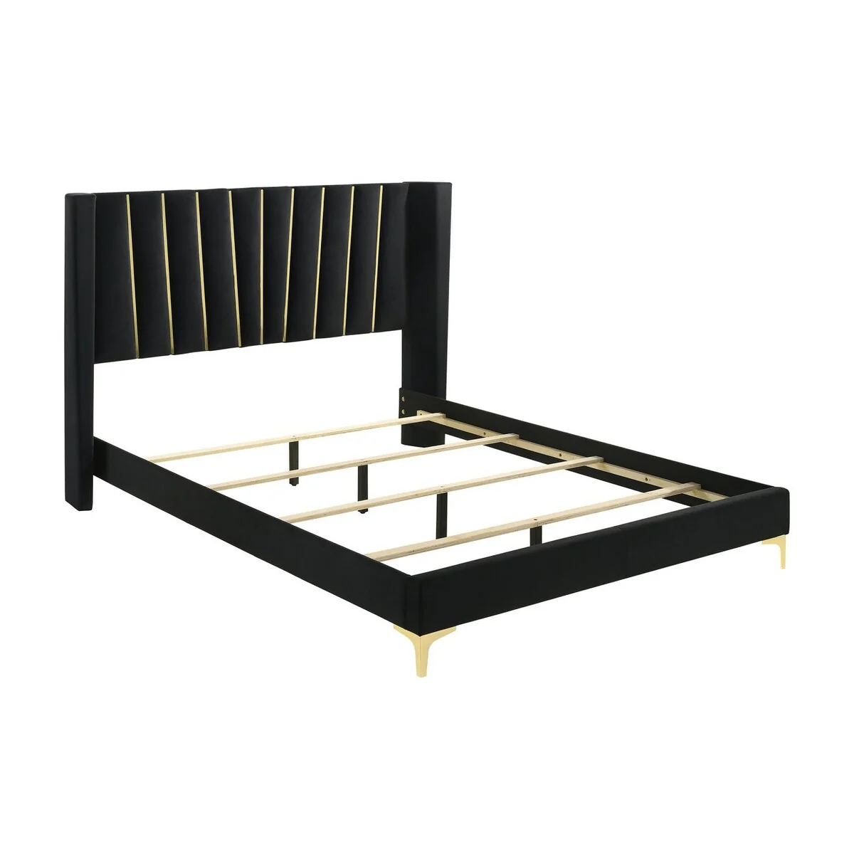 Vivienne 5-piece Black Tufted Bedroom Set