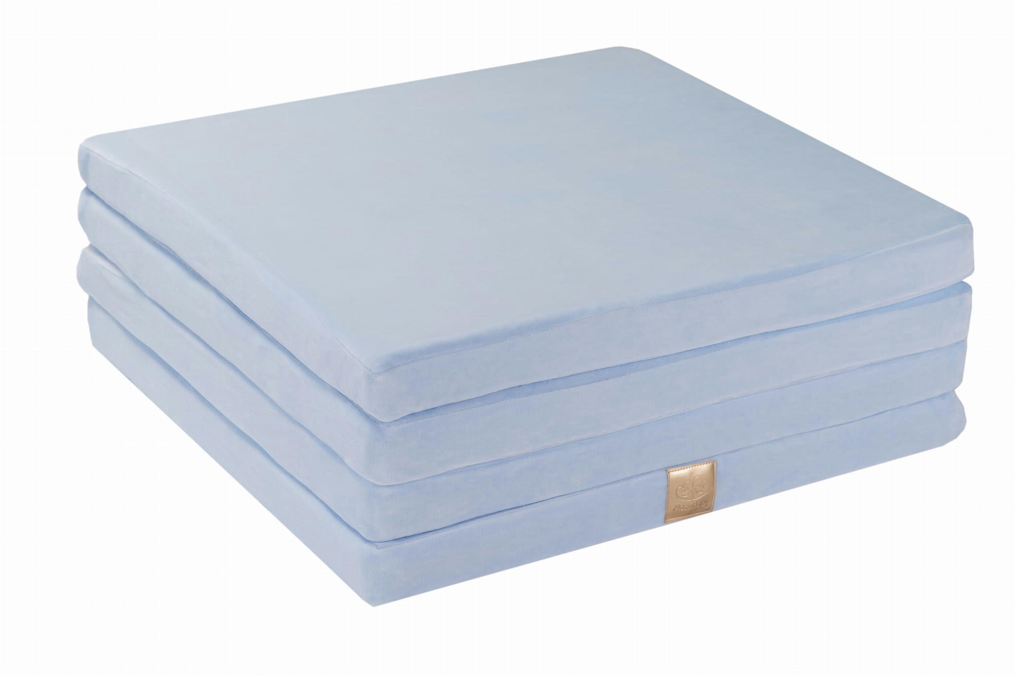 - Tapis de jeu carré bleu 120x120cm