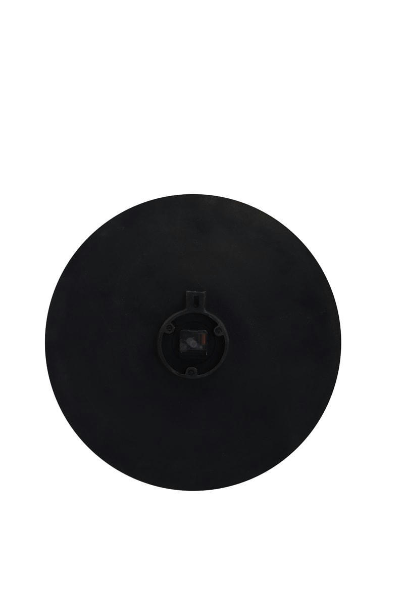 LICOLA - Horloge noir métal ø59cm
