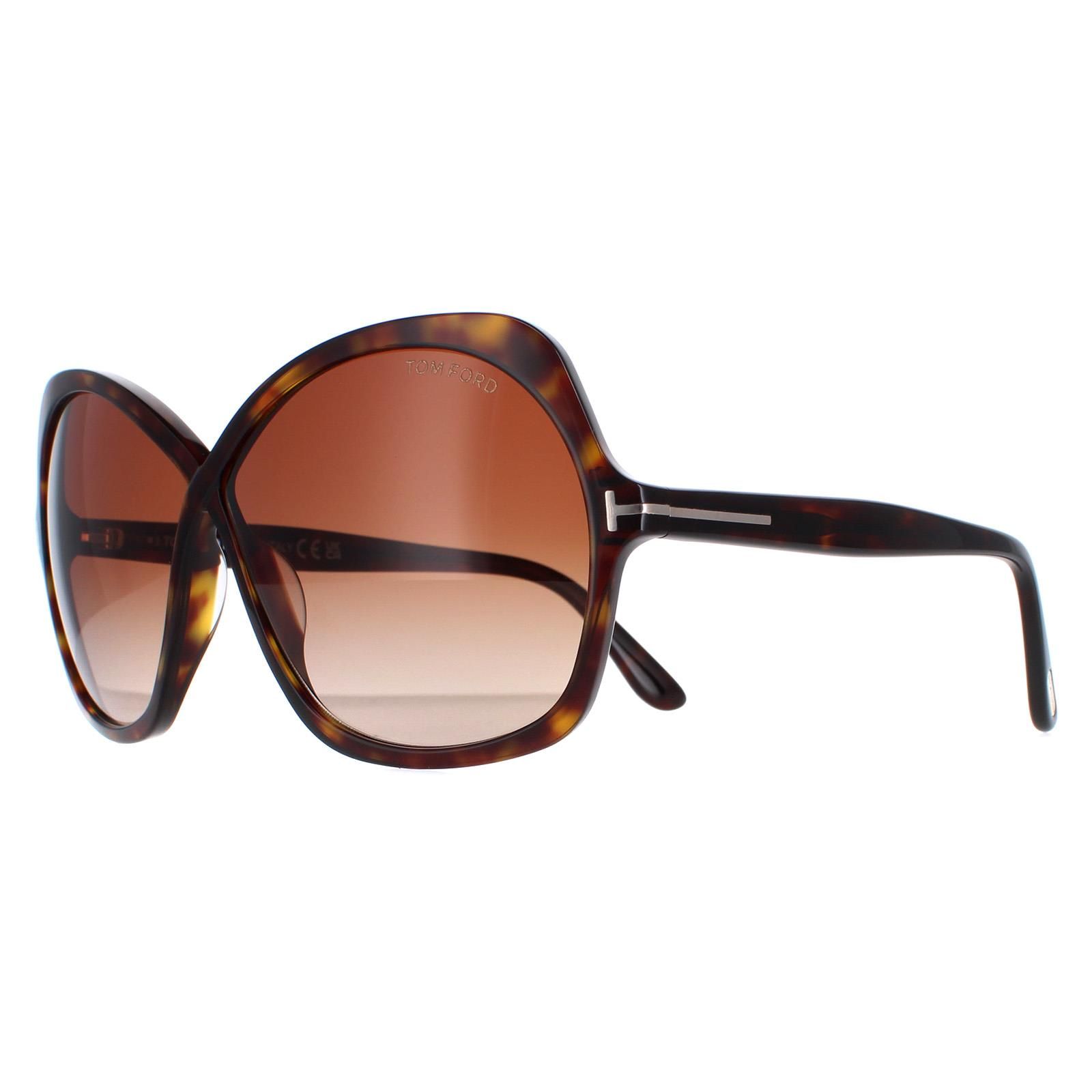 Tom Ford Fashion Dark Havana Brown Gradient Rosemin FT1013