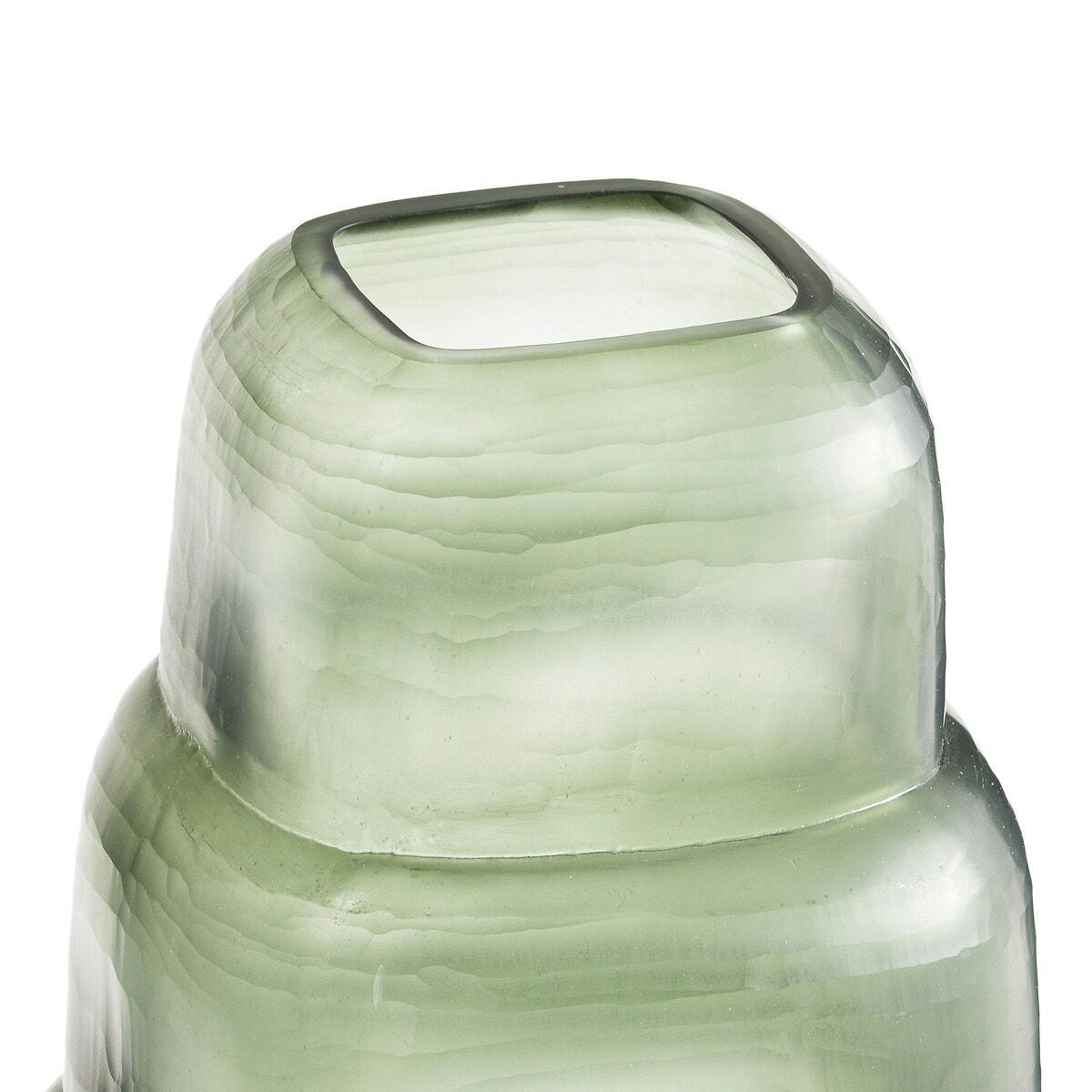 Vase en verre givré opaque, Parilo