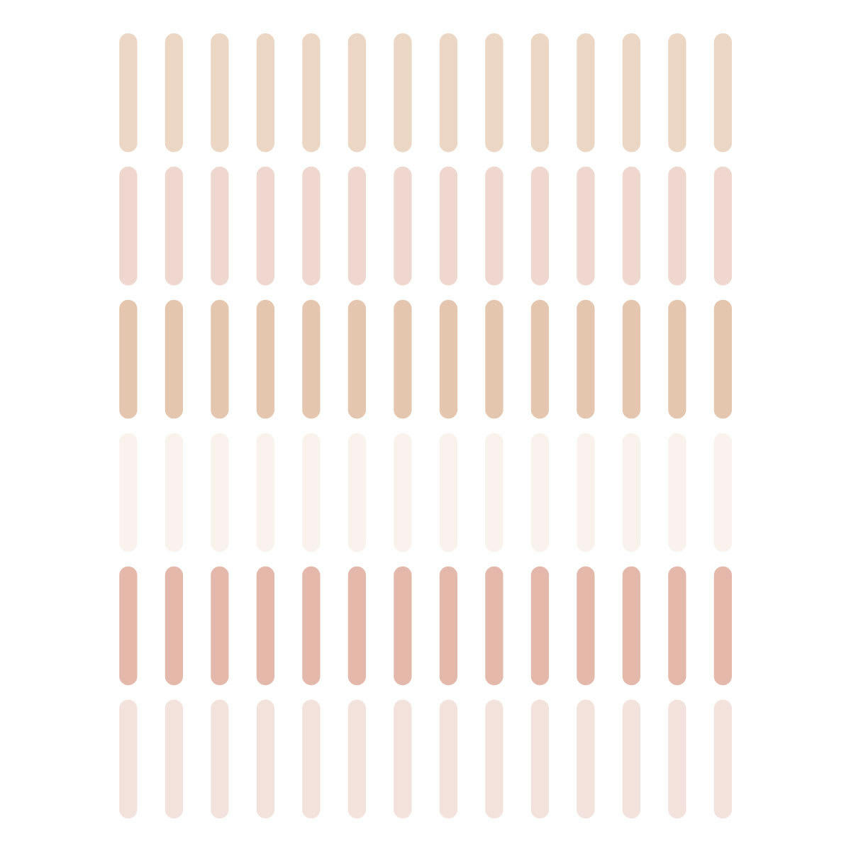 CONFETTI - Stickers muraux en vinyle confettis rose et beige