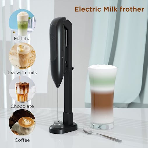 NNETM Electric Milk Handheld Coffee Mixer Wand