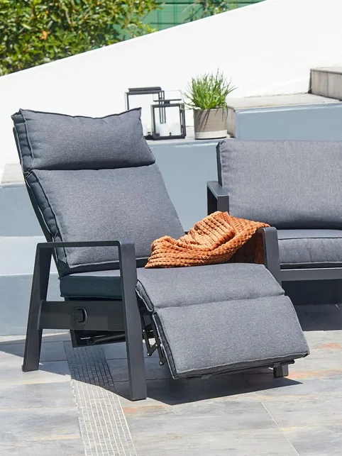 Loungestol VONGE sort