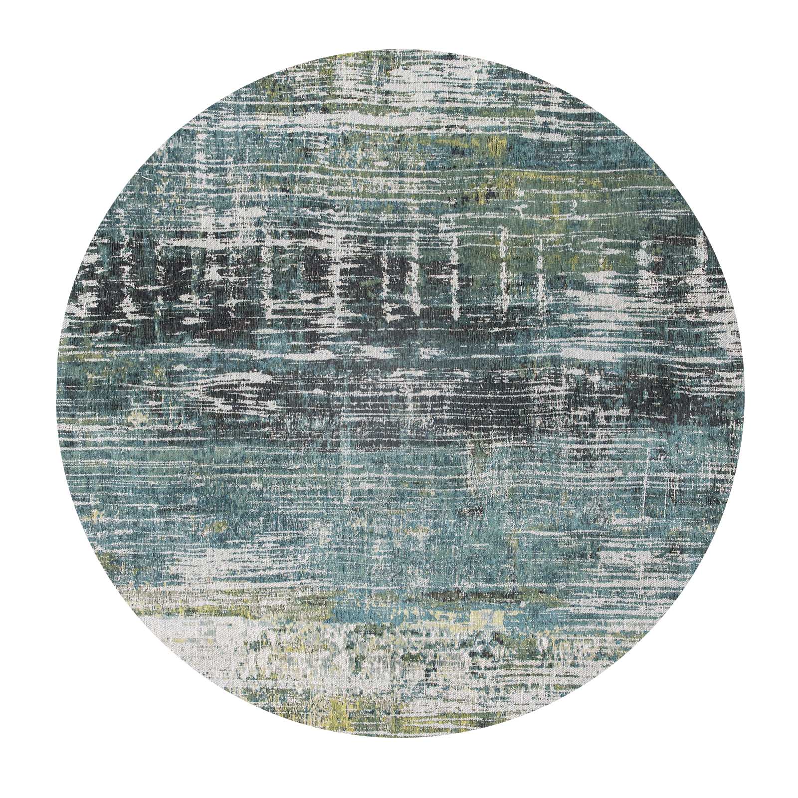 Ecorugs vloerkleed Glen Cove - blauw - 140x140cm