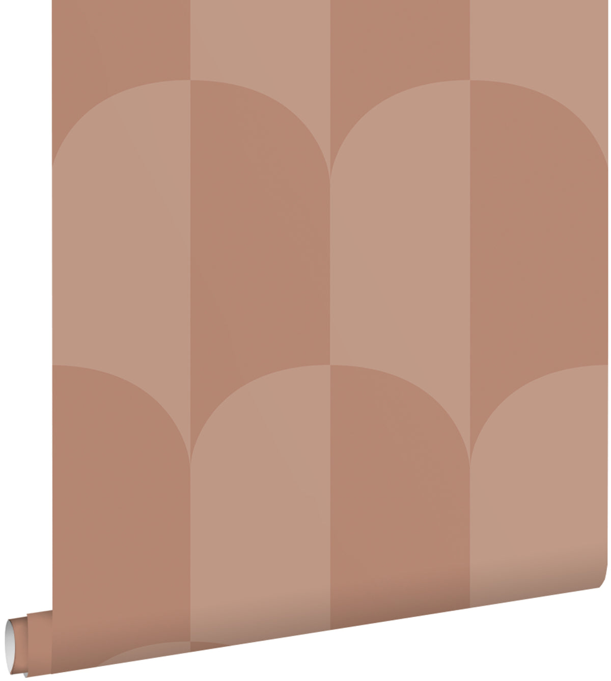ESTAhome behang art deco bogen terracotta roze - 53 cm x 10.05 m - 131238
