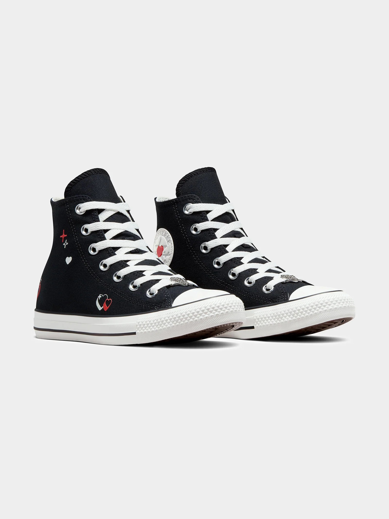 Womens Chuck Taylor All Star Y2K Heart High Top Sneakers
