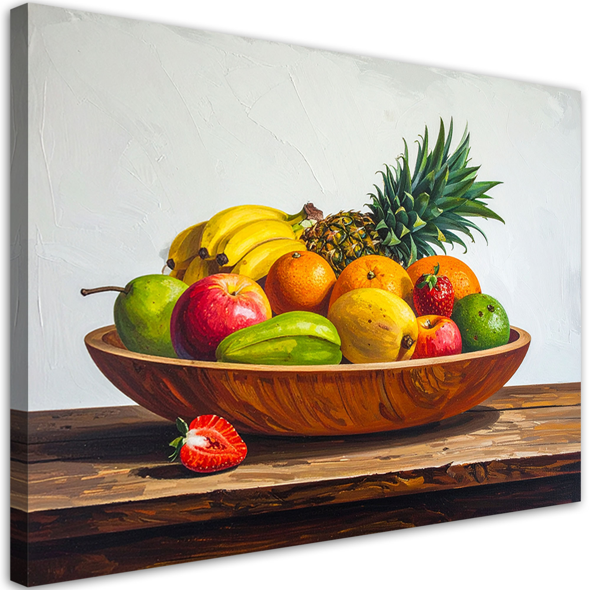 Obraz do kuchni jadalni restauracji, Martwa natura owoce egzotyczne 30x20