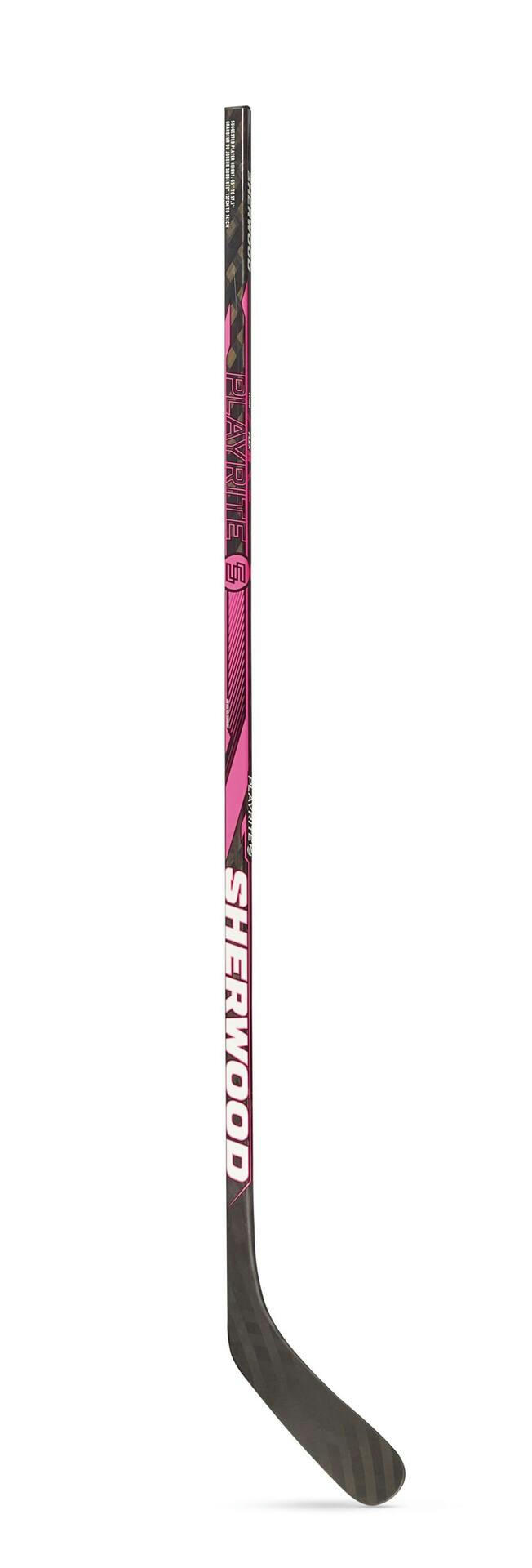 Sherwood Playrite 2 Composite Hockey Stick, Junior, 35 Flex, Pink
