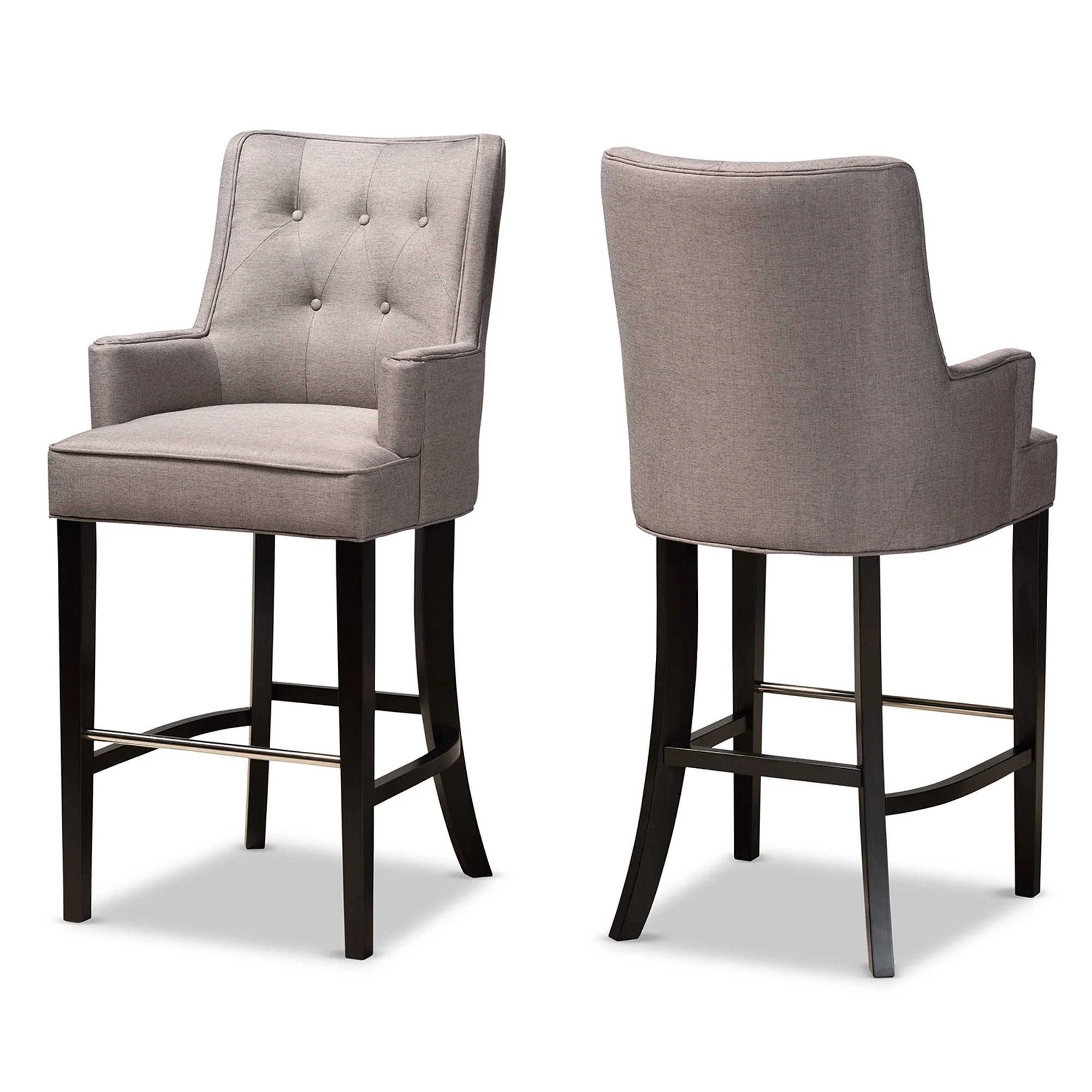 Aldon Modern and Contemporary 2-Piece Bar Stool Set