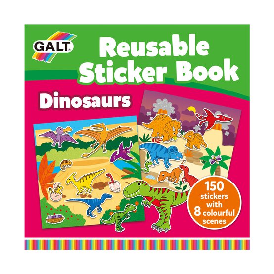 Galt Dinosaurs Reusable Sticker Book
