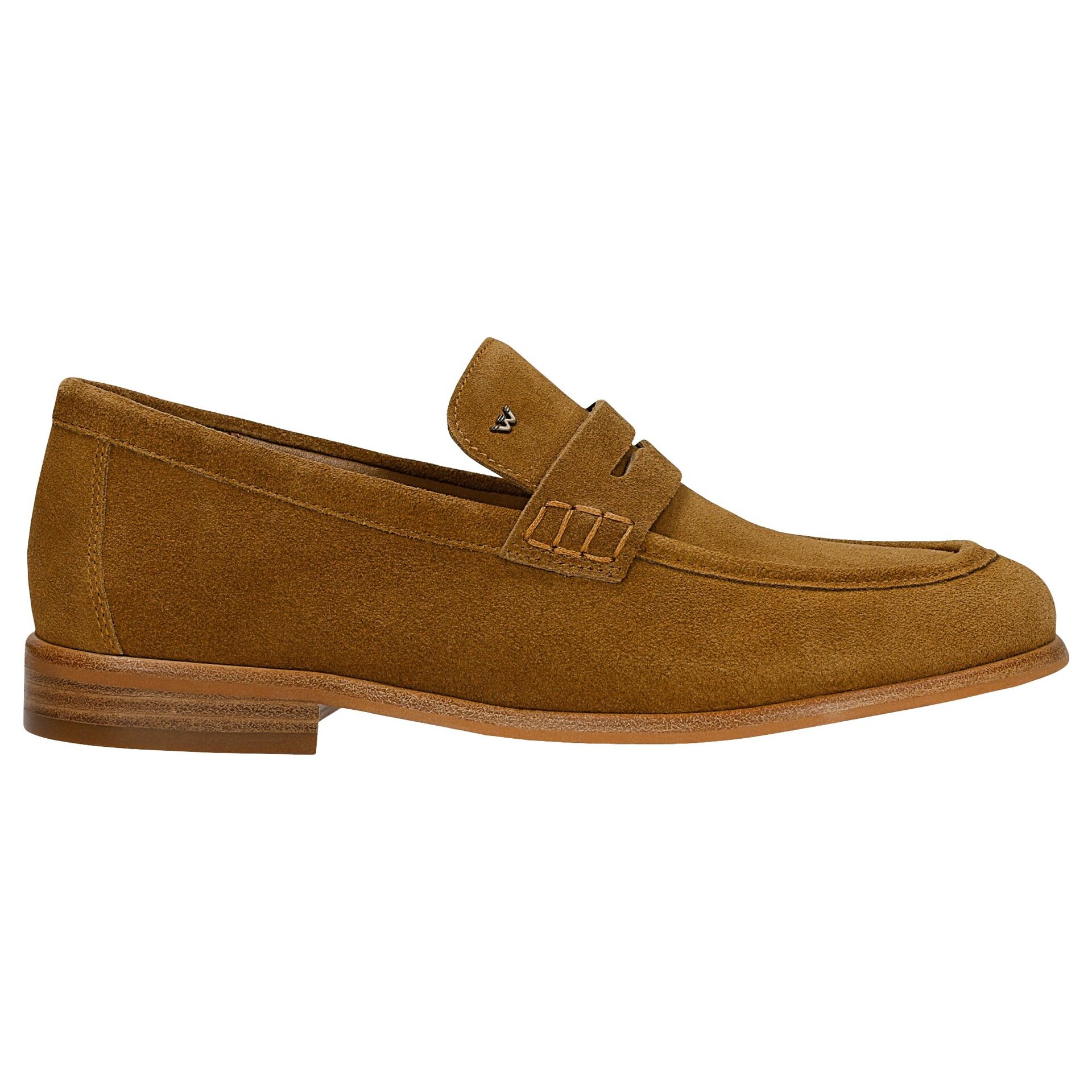 Brązowe mokasyny damskie penny loafers