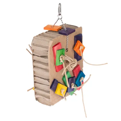 TIAKI Shreddy Cardboard Box Bird Toy