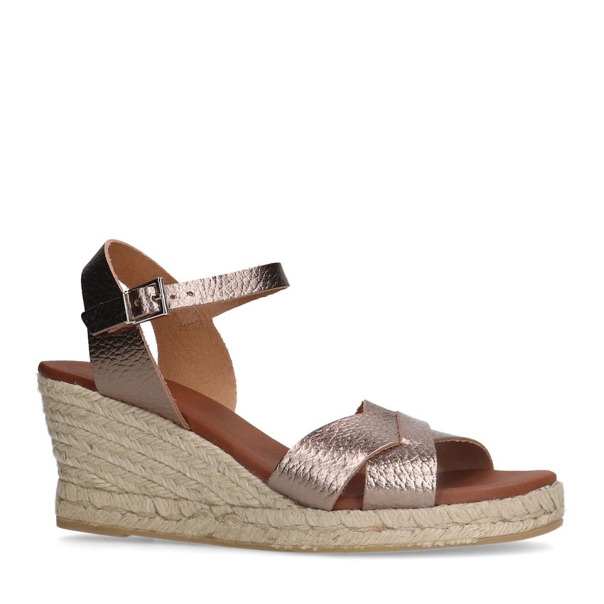 Manfield Cognac leren sleehakken