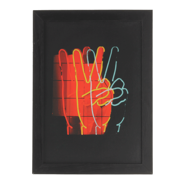 QUADRO 22 CM X 30 CM PEACE  LOVE