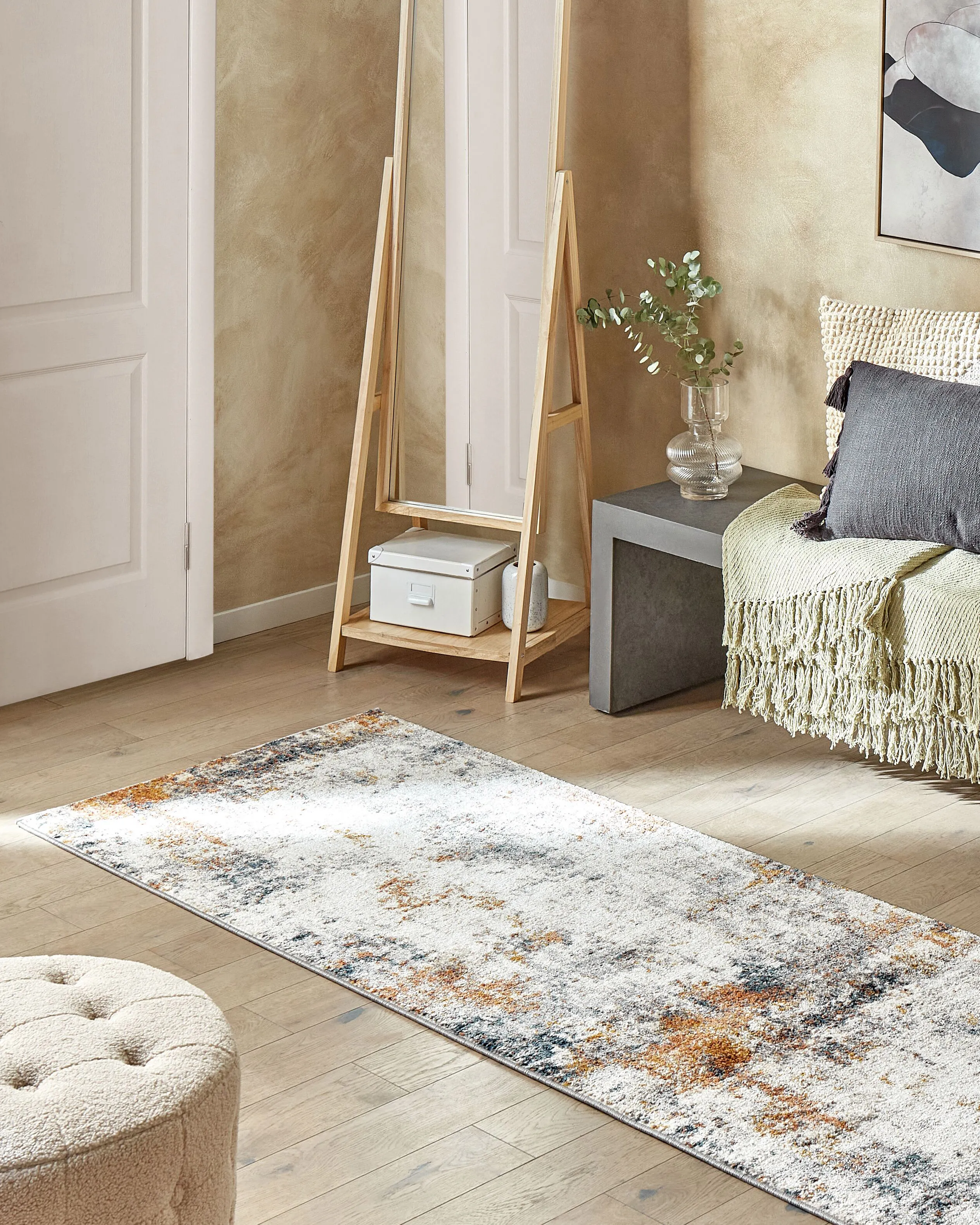 Rug SHATIN Beige 80 x 300 cm