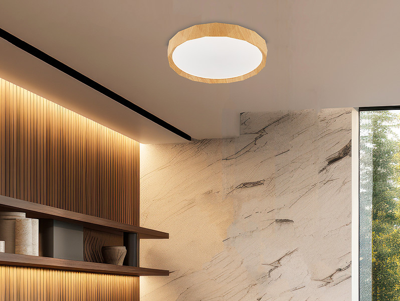 Plafon Cadrix LED metalowy biały