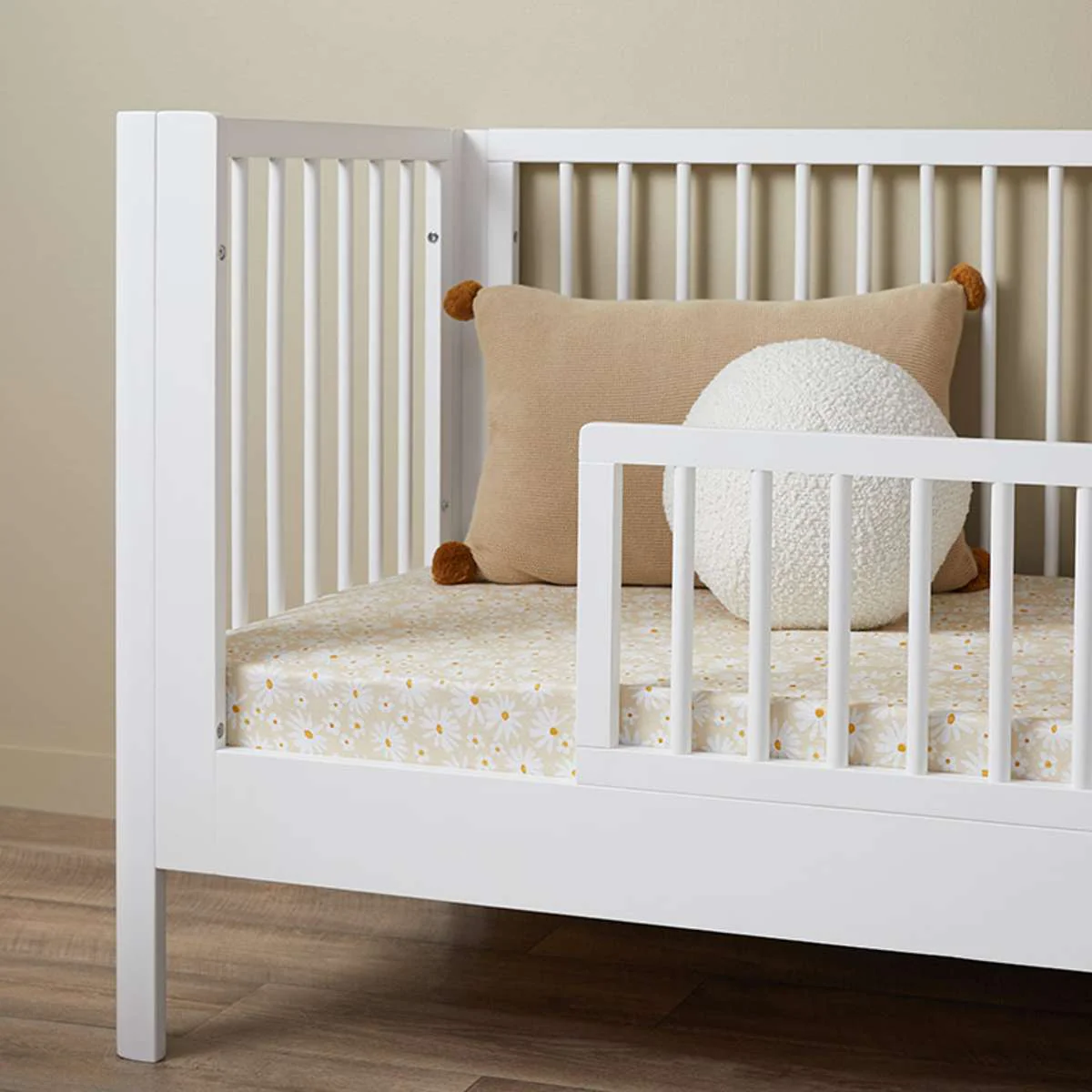 Maisie Cot Toddler Bed Half Frame - White