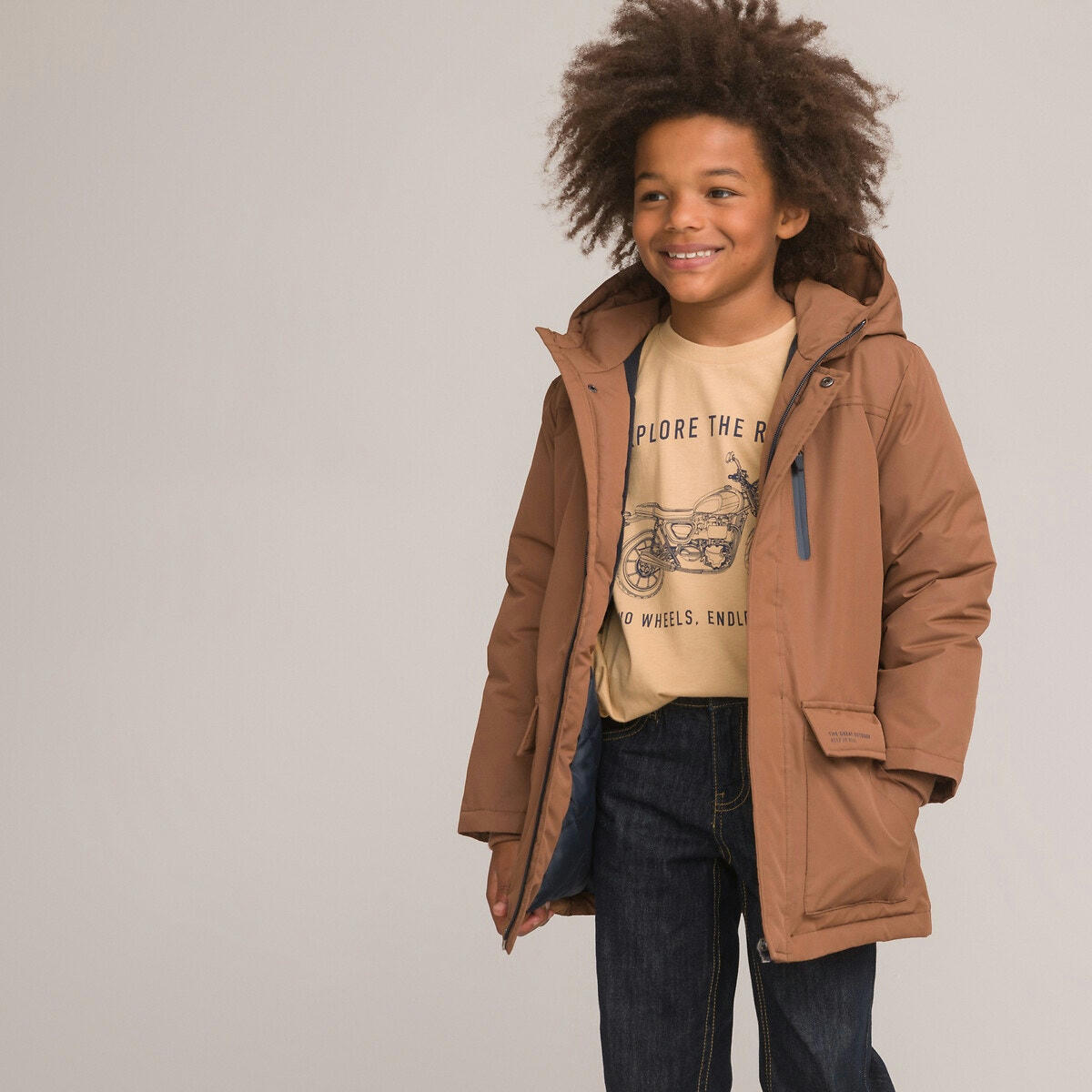 Parka chaude à capuche