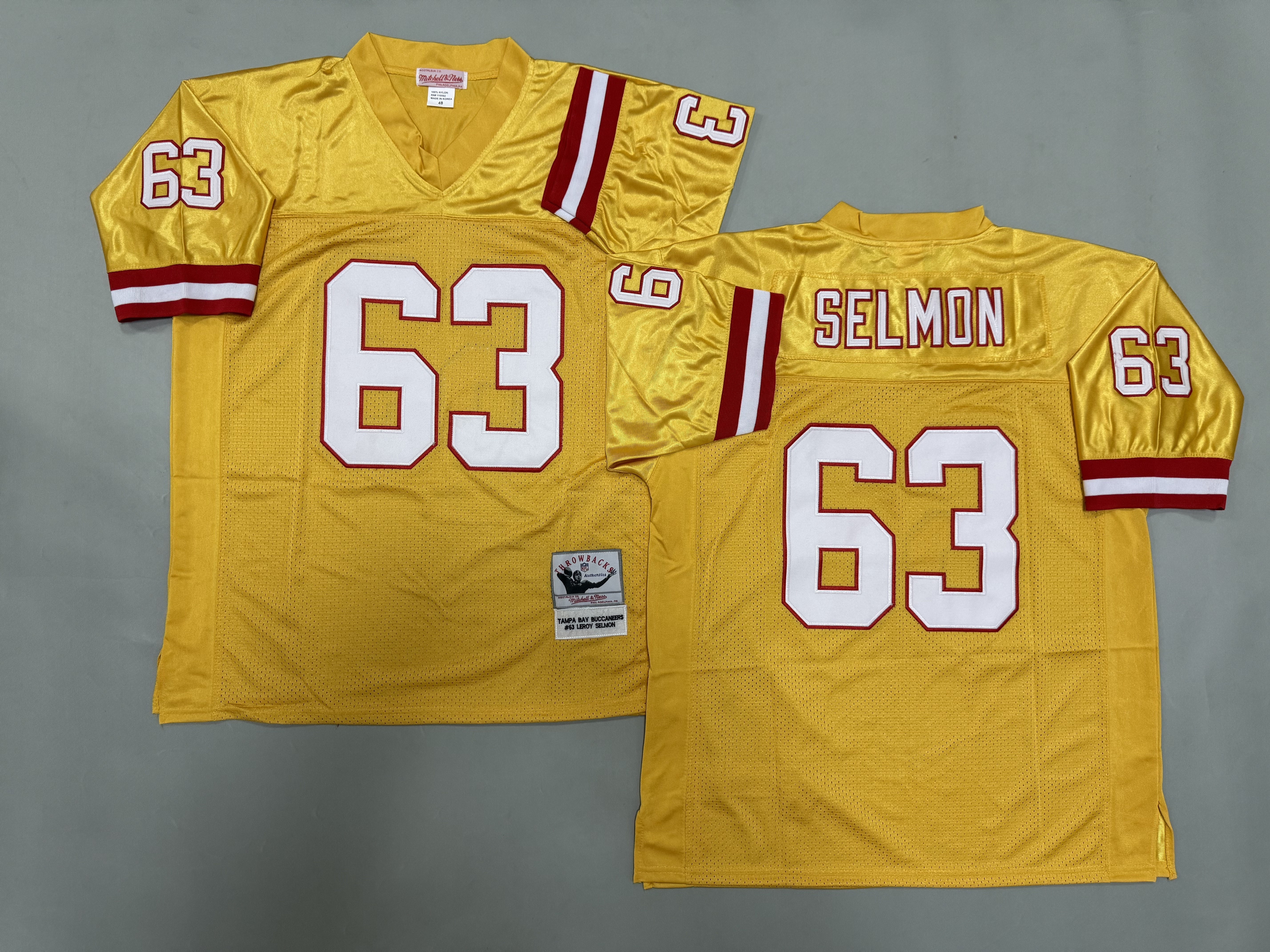 Lee Roy Selmon Tampa Bay Buccaneers Authentic Throwback Retired Player Jersey
