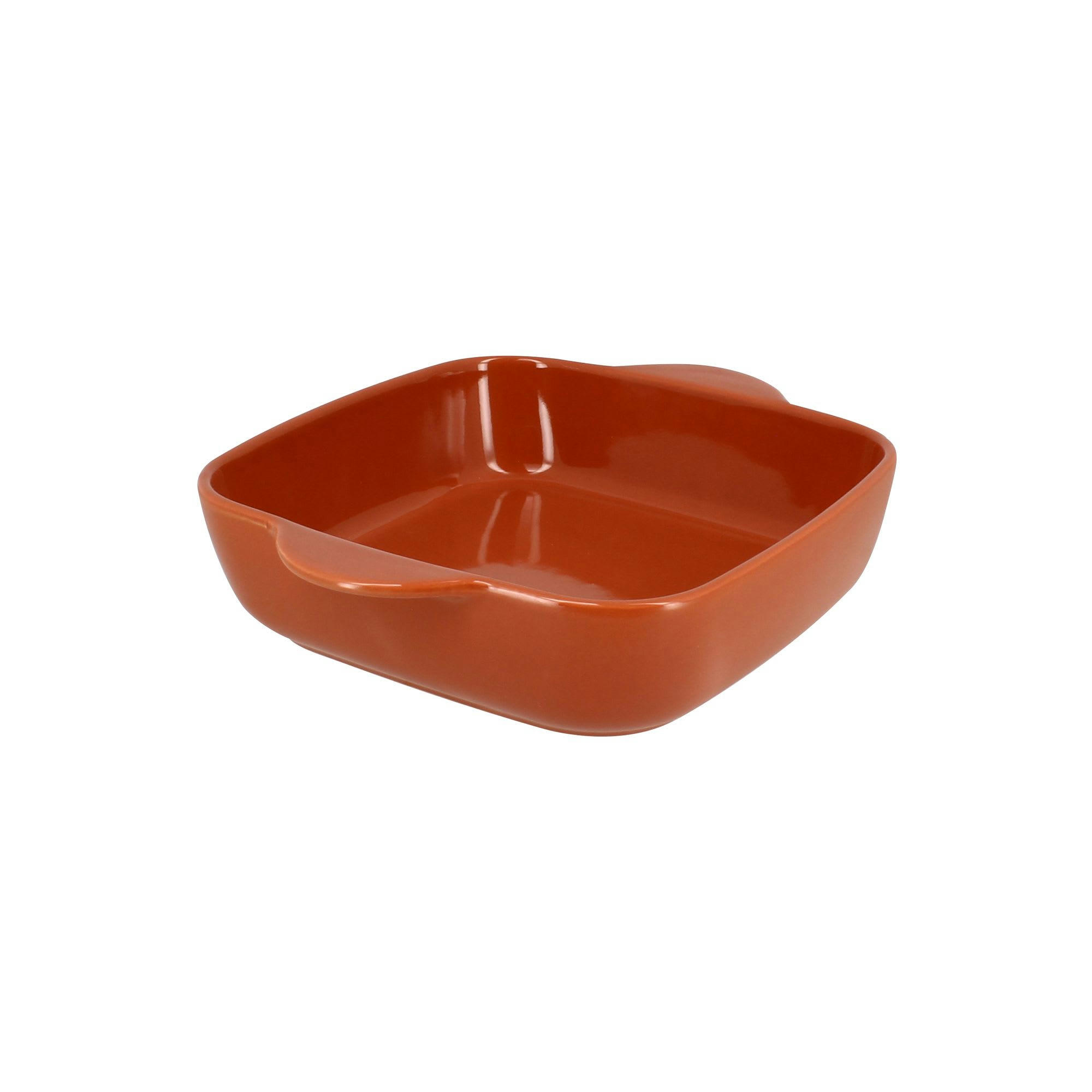 OCTAVE - Plat à four carré en grès terracotta