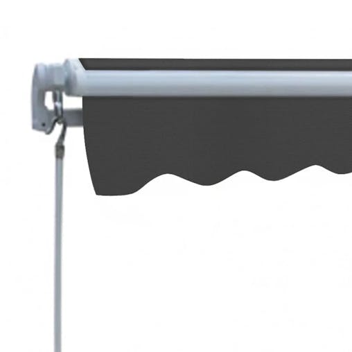 NNEVL Folding Awning Manual Operated 300 cm Anthracite
