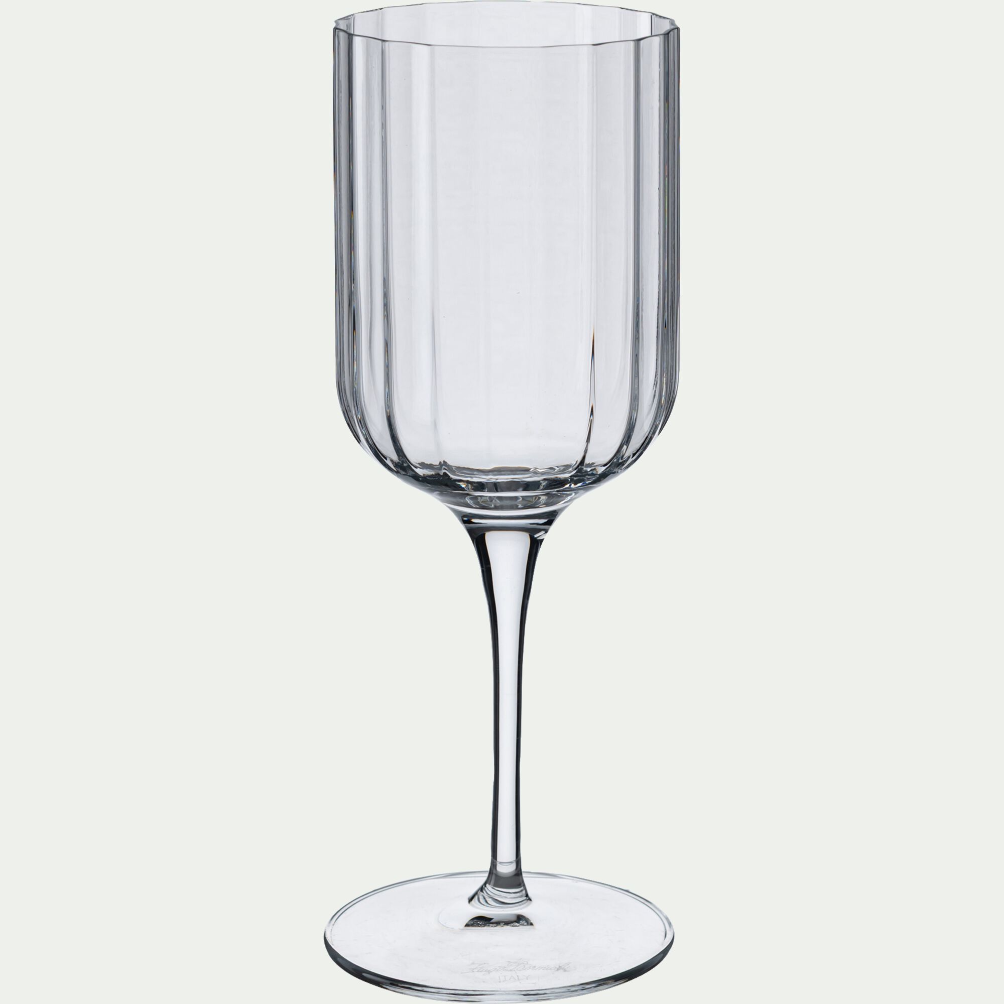 BACH - Coffret de 4 verres à pied en cristallin 40cl - transparent