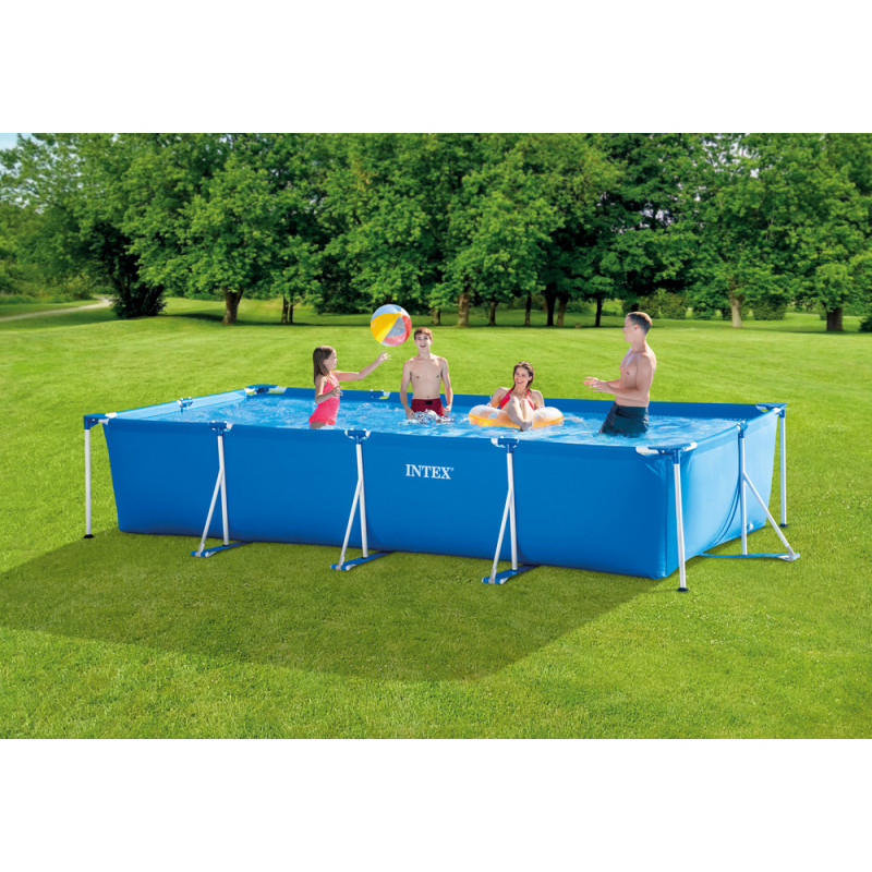 Piscine Metal Frame avec pompe 4,5 x 2,2 x 0,84 m INTEX