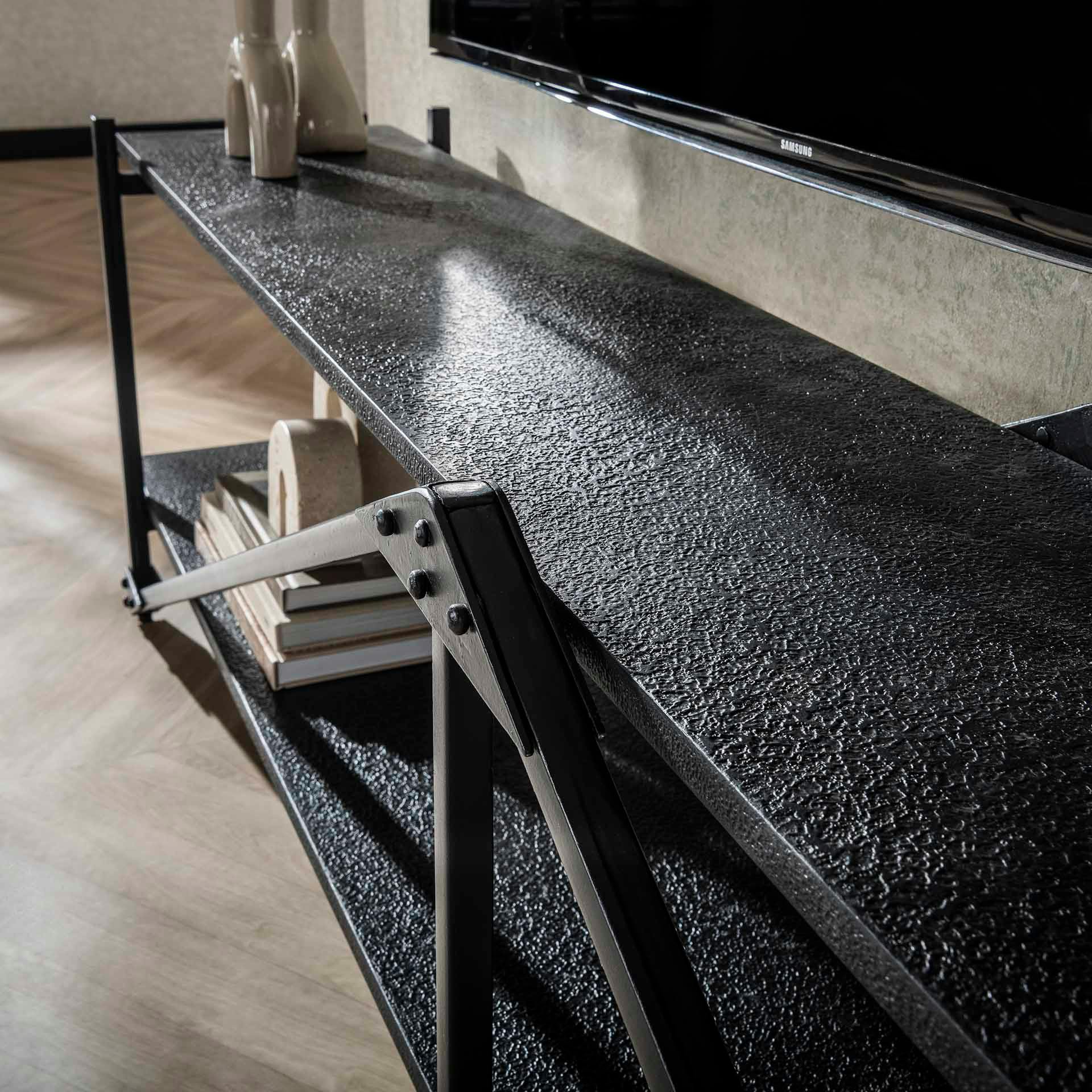 Banc tv moderne 2 niveaux 220 cm RALF