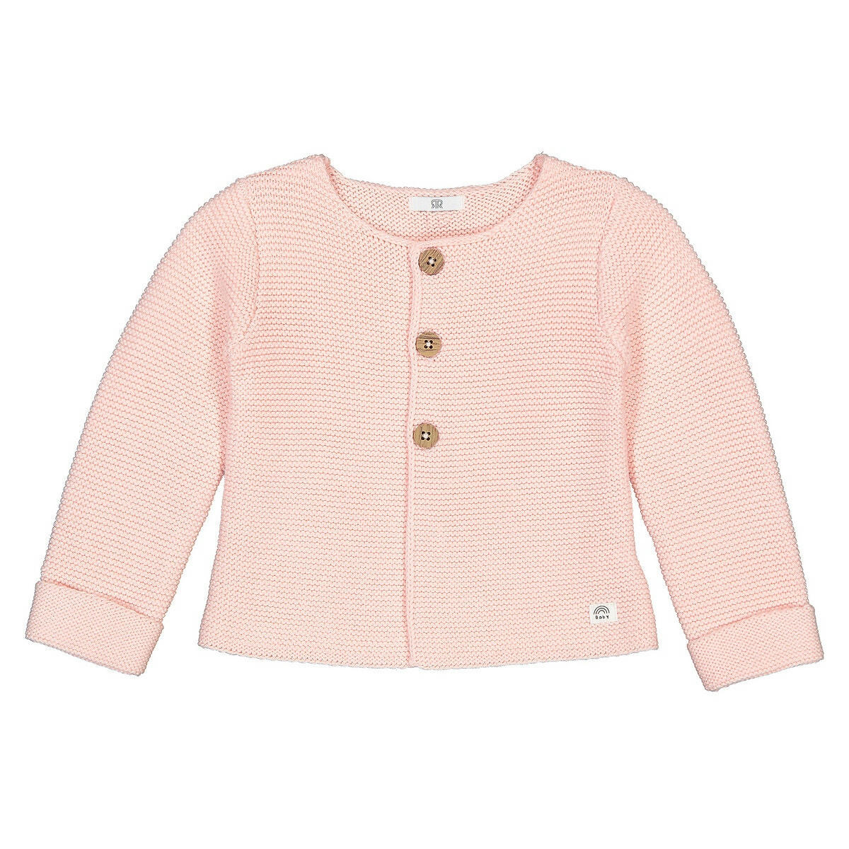Gilet en tricot boutonné coton bio