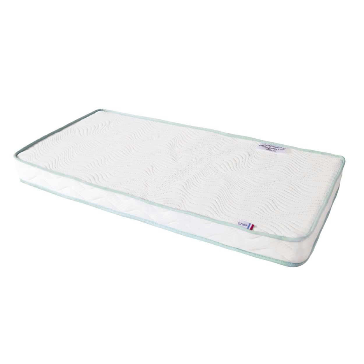LES GREEN - Matelas bébé Aloe vera - 60 cm x 120 cm x 10 cm