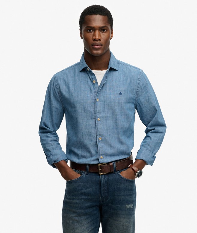 Essentials Chambray Long Sleeve Shirt