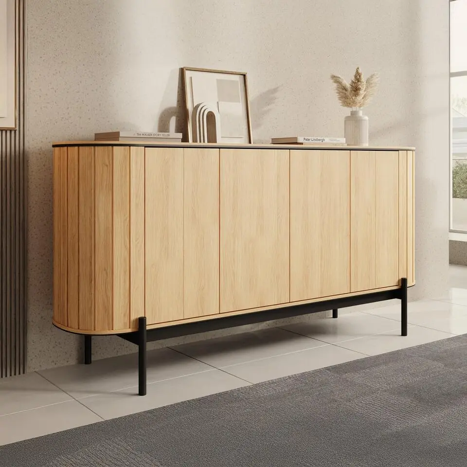 Meubella - Dressoir Royale - Eiken - 168 cm