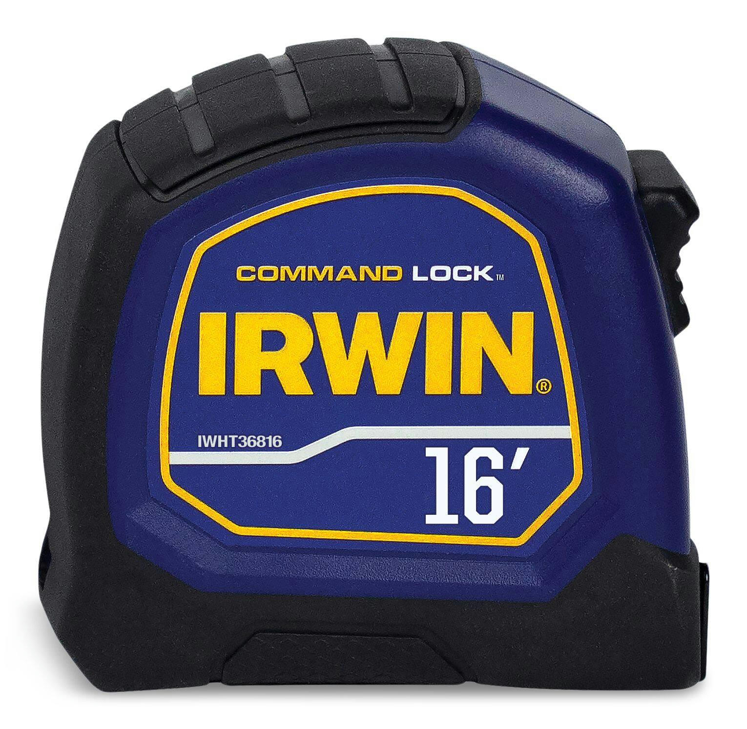 IRWIN IWHT36816 Command Lock Tape Measure, 16-ft