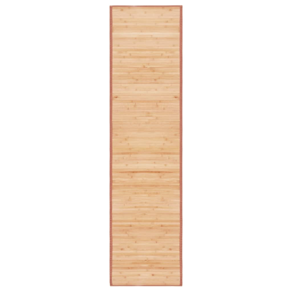 Dywanik Brąz 80 x 300 cm Bambus vidaXL
